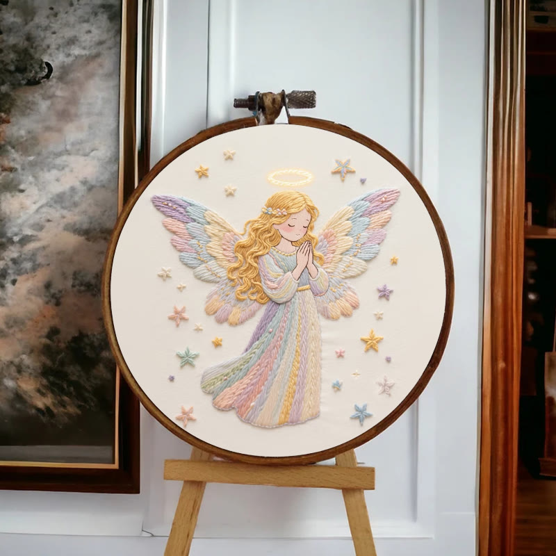 Rubbyoo Embroidery Kit - Pretty Angel | Starter Needle Craft | Gift For Holiday - image 7