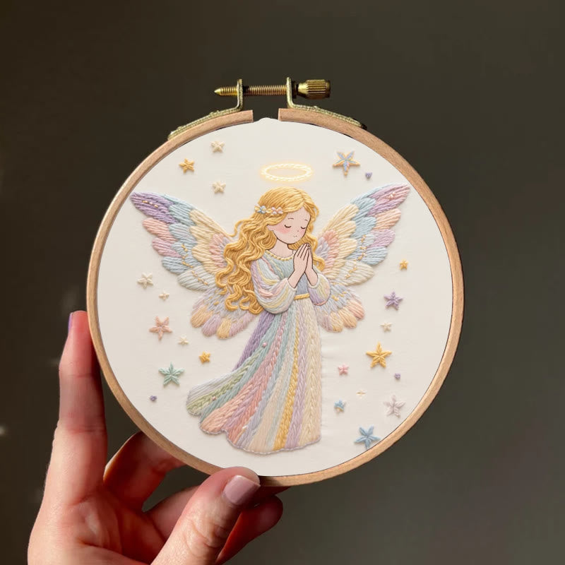 Rubbyoo Embroidery Kit - Pretty Angel | Starter Needle Craft | Gift For Holiday - image 6