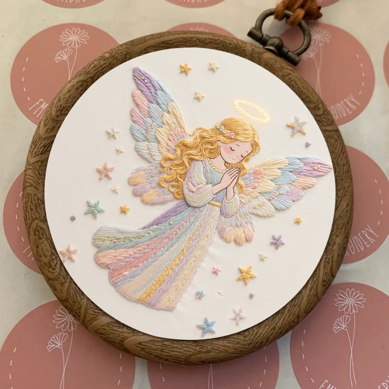 Rubbyoo Embroidery Kit - Pretty Angel | Starter Needle Craft | Gift For Holiday - image 4