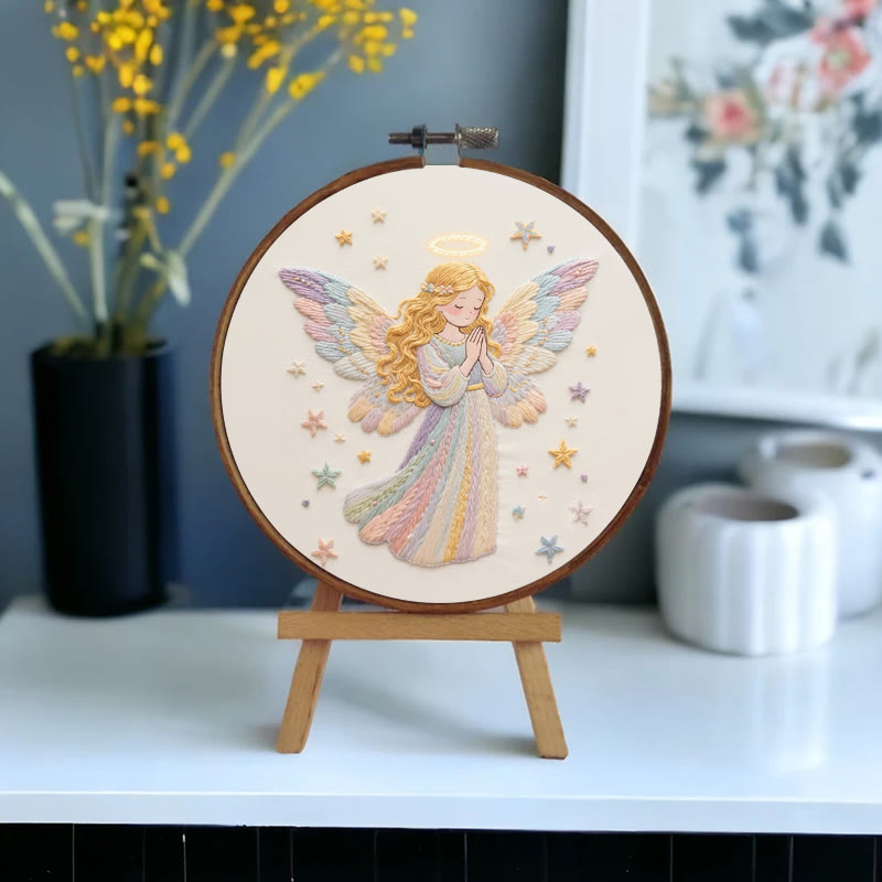 Rubbyoo Embroidery Kit - Pretty Angel | Starter Needle Craft | Gift For Holiday - image 8