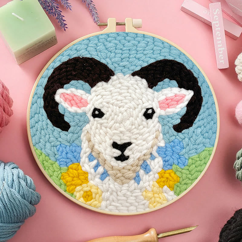 Goat Punch Needle Kit - Beginner-friendly Needlework | Perfect Gift For Animal Lovers - image 5