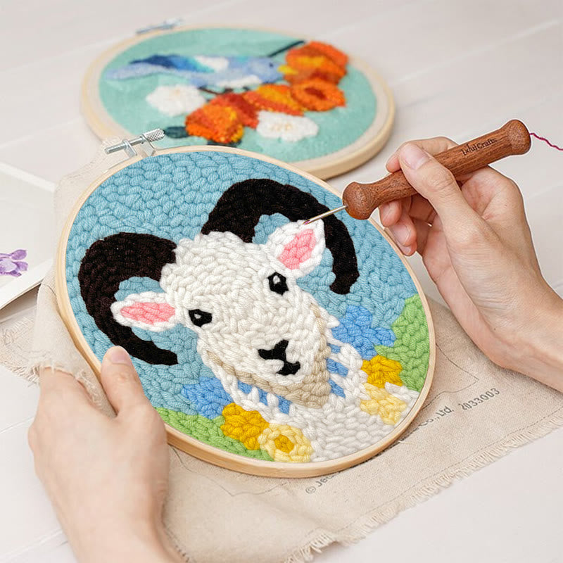 Goat Punch Needle Kit - Beginner-friendly Needlework | Perfect Gift For Animal Lovers - image 8