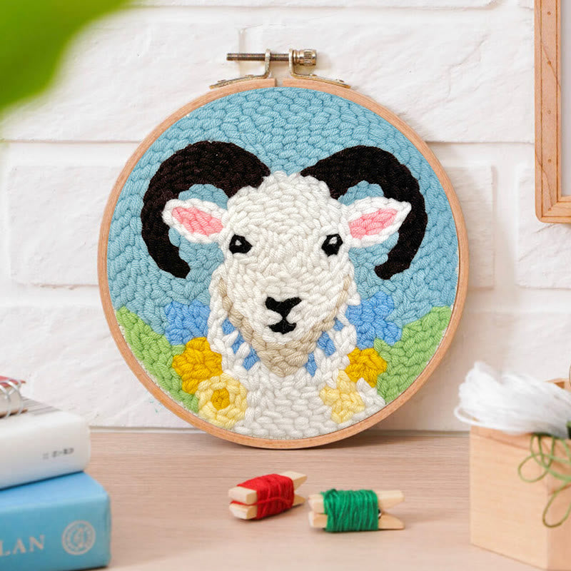 Goat Punch Needle Kit - Beginner-friendly Needlework | Perfect Gift For Animal Lovers - image 7