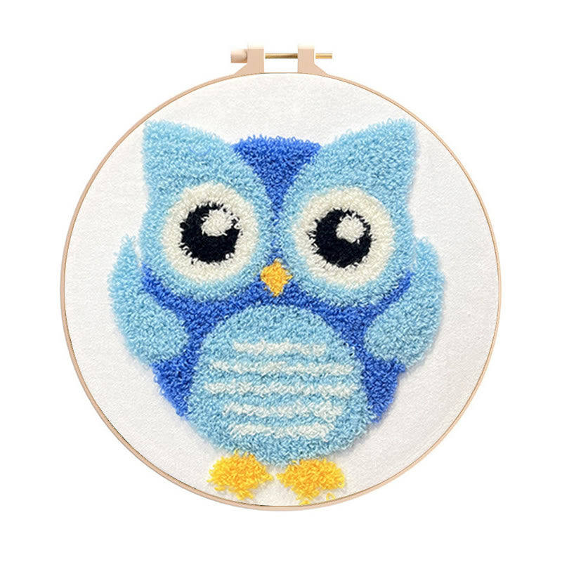 Little Owl  Punch Needle Kit - Adorable Diy Handicraft | Exquisite Living Room Decor - Little Owl  Punch Needle Kit - image 0
