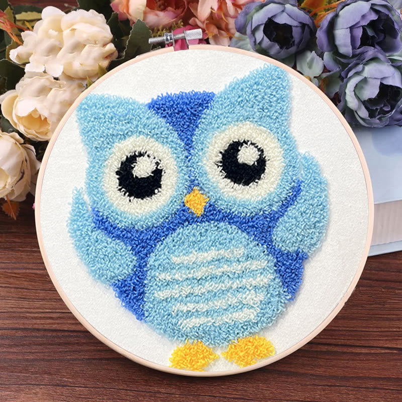 Little Owl  Punch Needle Kit - Adorable Diy Handicraft | Exquisite Living Room Decor - image 4