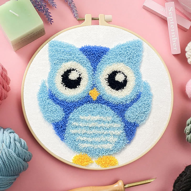 Little Owl  Punch Needle Kit - Adorable Diy Handicraft | Exquisite Living Room Decor - image 5