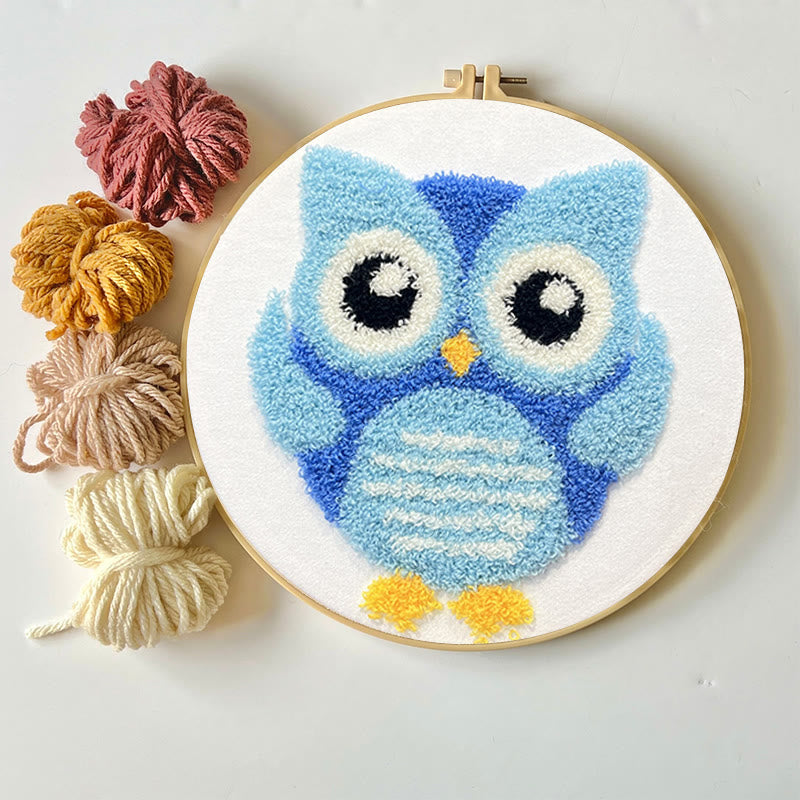 Little Owl  Punch Needle Kit - Adorable Diy Handicraft | Exquisite Living Room Decor - image 8