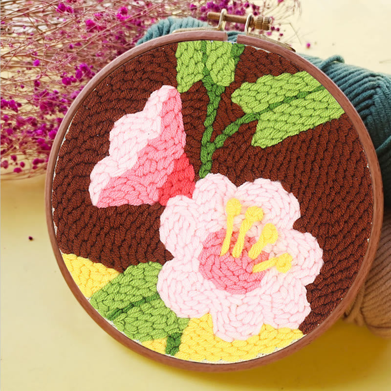 Pink Morning Glory Punch Needle Kit - Charming Floral Craft | Exquisite Gifts For Her - image 5