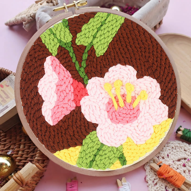 Pink Morning Glory Punch Needle Kit - Charming Floral Craft | Exquisite Gifts For Her - image 9