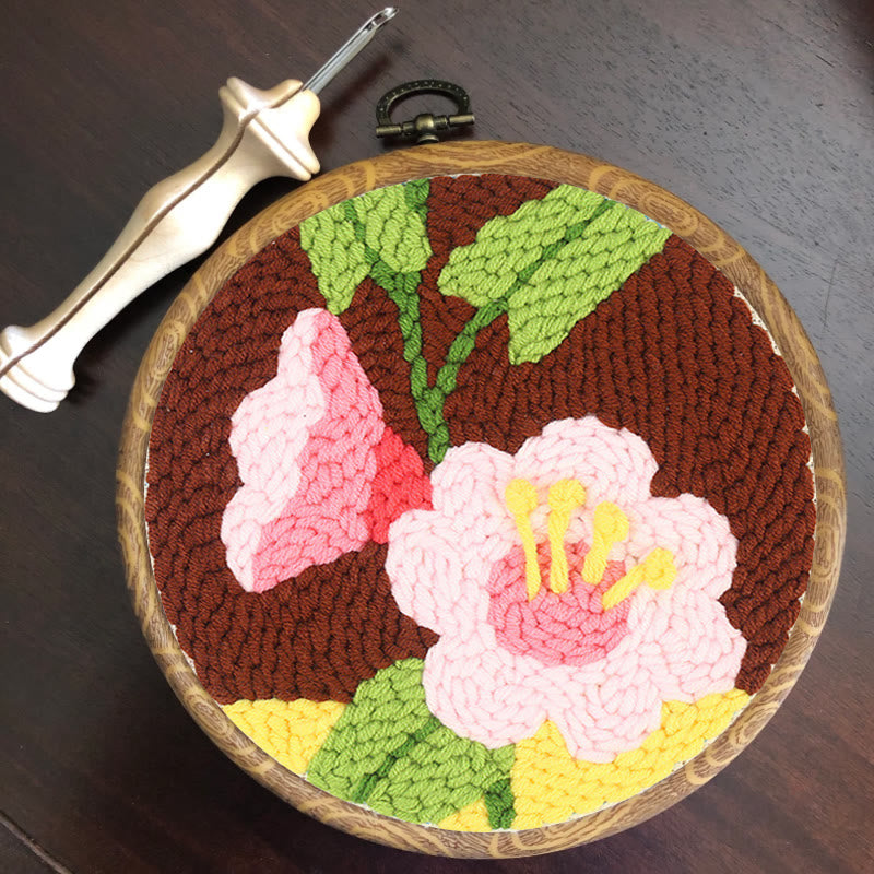 Pink Morning Glory Punch Needle Kit - Charming Floral Craft | Exquisite Gifts For Her - image 7