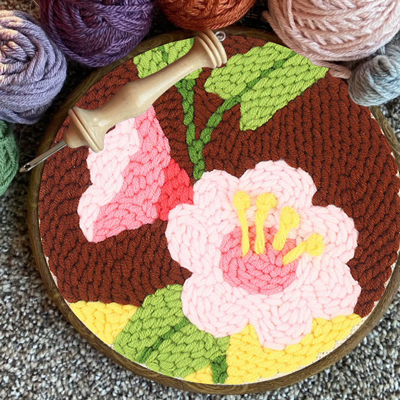 Pink Morning Glory Punch Needle Kit - Charming Floral Craft | Exquisite Gifts For Her - image 6