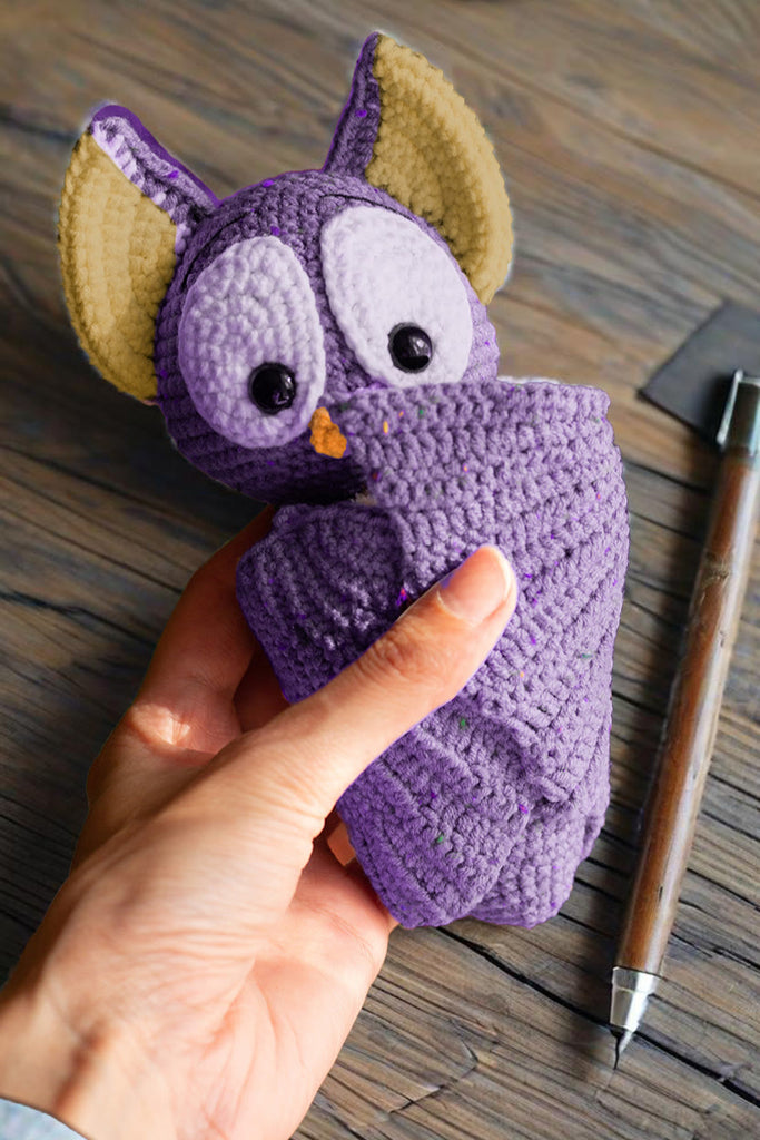  Diy Handmade Bat Crochet Kit - Easy Crochet Animal  | Creative Halloween Gift  - image 2
