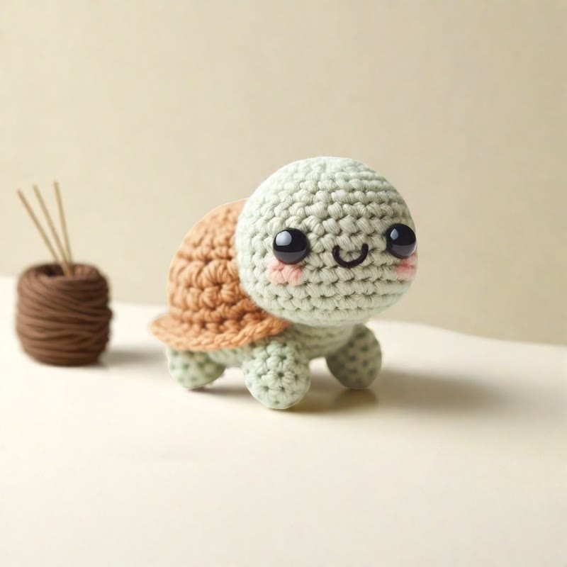 DIY Handmade Tiny Turtle Crochet Kit - Mini Crochet Doll | Unique Gifts For Friends - image 2