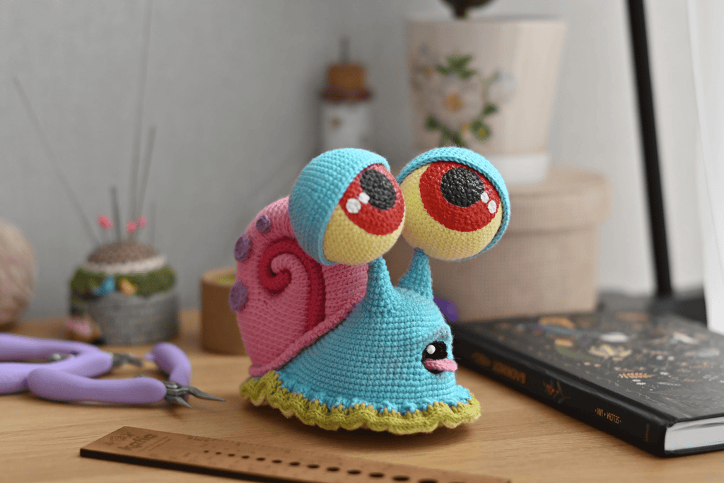 DIY Handmade Snail Crochet Kit - Cute Crochet Doll | Personalized Desk Decoration - image 3