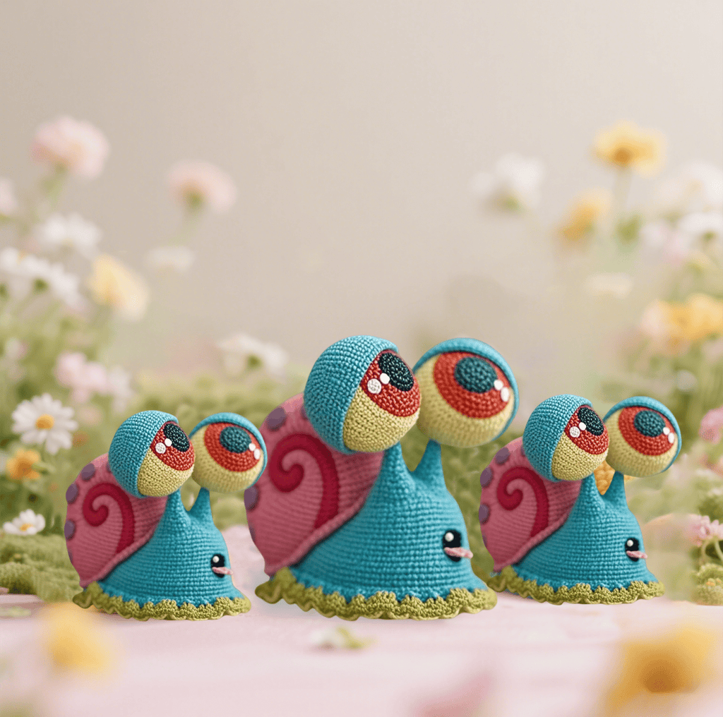 DIY Handmade Snail Crochet Kit - Cute Crochet Doll | Personalized Desk Decoration - image 5