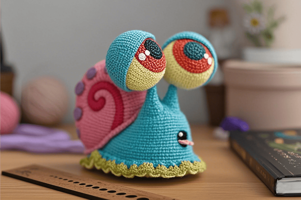 DIY Handmade Snail Crochet Kit - Cute Crochet Doll | Personalized Desk Decoration - image 1