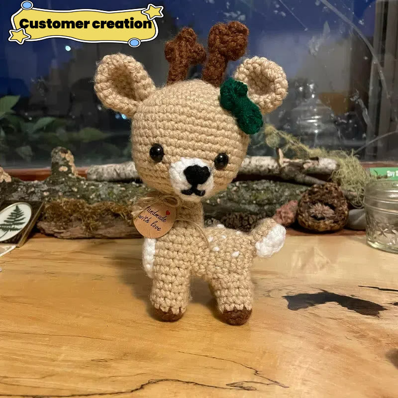 DIY Handmade Little Deer Crochet Kit - Adorable Animal Handicraft | Perfect For Home Decor - image 4