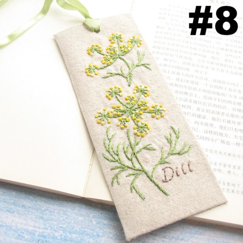 Embroidery Bookmark Kit | Personalized Floral Bookmark | Thoughtful Gift For Readers  - #8 - image 9