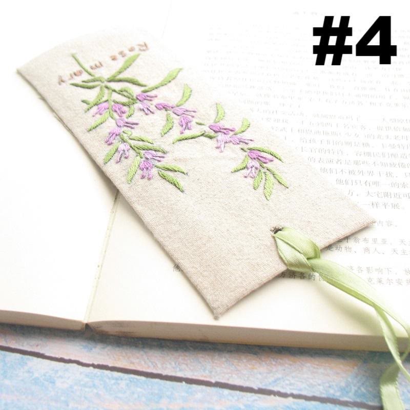 Embroidery Bookmark Kit | Personalized Floral Bookmark | Thoughtful Gift For Readers  - #4 - image 5