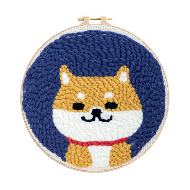 Happy Puppy Punch Needle Kit - Beginner Needle Set | Perfect Gift For Dog Lovers - A - image 0