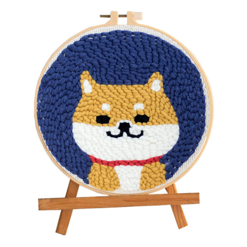 Happy Puppy Punch Needle Kit - Beginner Needle Set | Perfect Gift For Dog Lovers - image 1