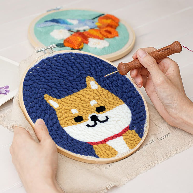 Happy Puppy Punch Needle Kit - Beginner Needle Set | Perfect Gift For Dog Lovers - image 4