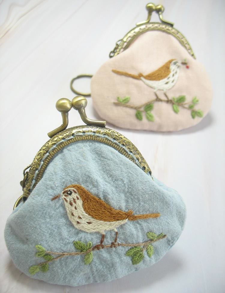 Handmade Lock Coin Purse Kit | Wallet With Bird Design | Unique Gifts For Bird Lovers - image 5