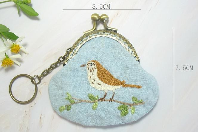 Handmade Lock Coin Purse Kit | Wallet With Bird Design | Unique Gifts For Bird Lovers - image 6