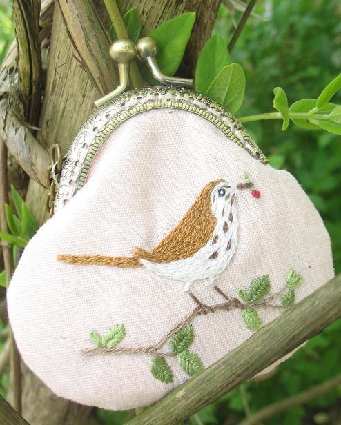 Handmade Lock Coin Purse Kit | Wallet With Bird Design | Unique Gifts For Bird Lovers - image 1