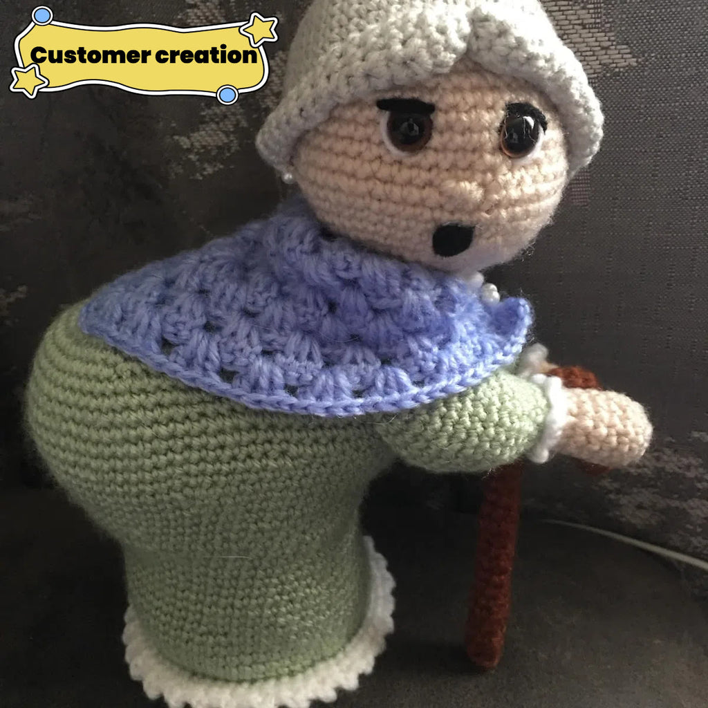DIY Handmade Funny Grandma Crochet Kit - Creative Pin Cushion | Great Gifts For Diy Lovers - image 3