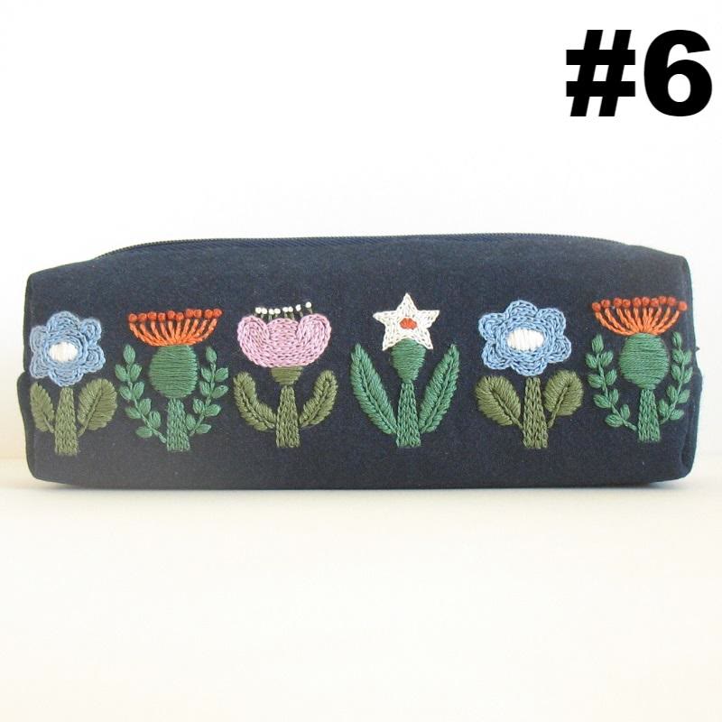 Embroidery Floral Bag Kits | Multi-style Kiss Lock Makeup Bag | Handmade Zipper Pencil Case  - #6 - image 8