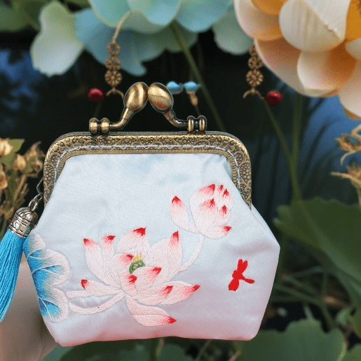 Handmade Mini Lock Coin Purse Kit | Beginners Needlework Sewing | Elegant Gifts For Women - image 2