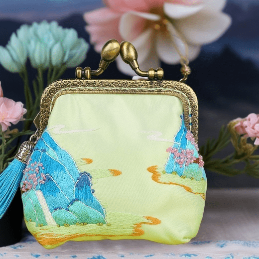 Handmade Mini Lock Coin Purse Kit | Unique Small Pouch | Diy Gifts For Mother - image 1