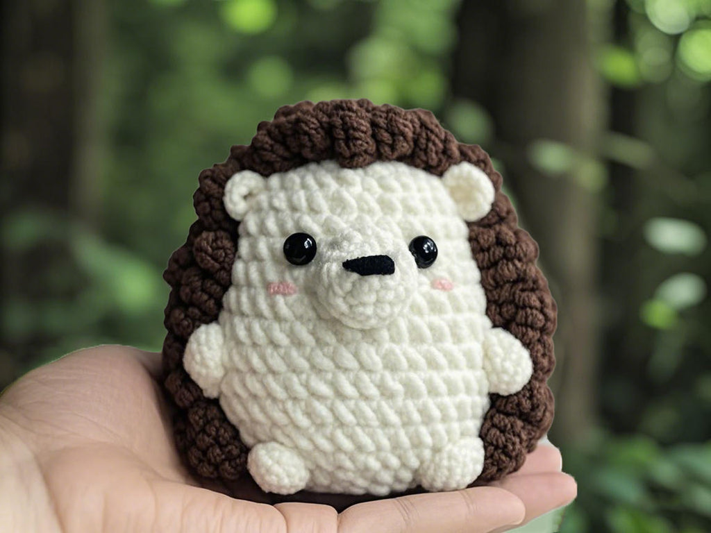  Diy Handmade Hedgehog Crochet Kit - Cute Animal Doll | Beginner Friendly Needlework - image 2