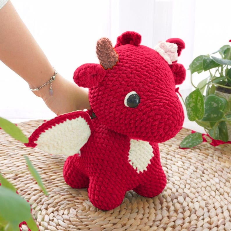  Diy Handmade Dinosaur Crochet Kit - Creative Birthday Handicraft | Ideal Gift For Crocheter - image 3