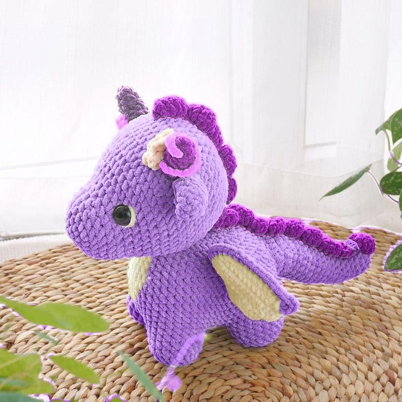  Diy Handmade Dinosaur Crochet Kit - Creative Birthday Handicraft | Ideal Gift For Crocheter - image 5