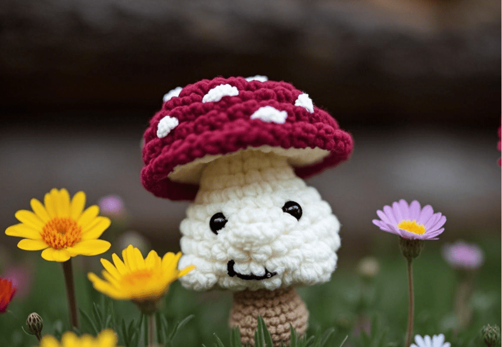  Diy Handmade  Mushroom Crochet Kit - Personalized Bag Ornament | Handmade Gift Idea - image 5