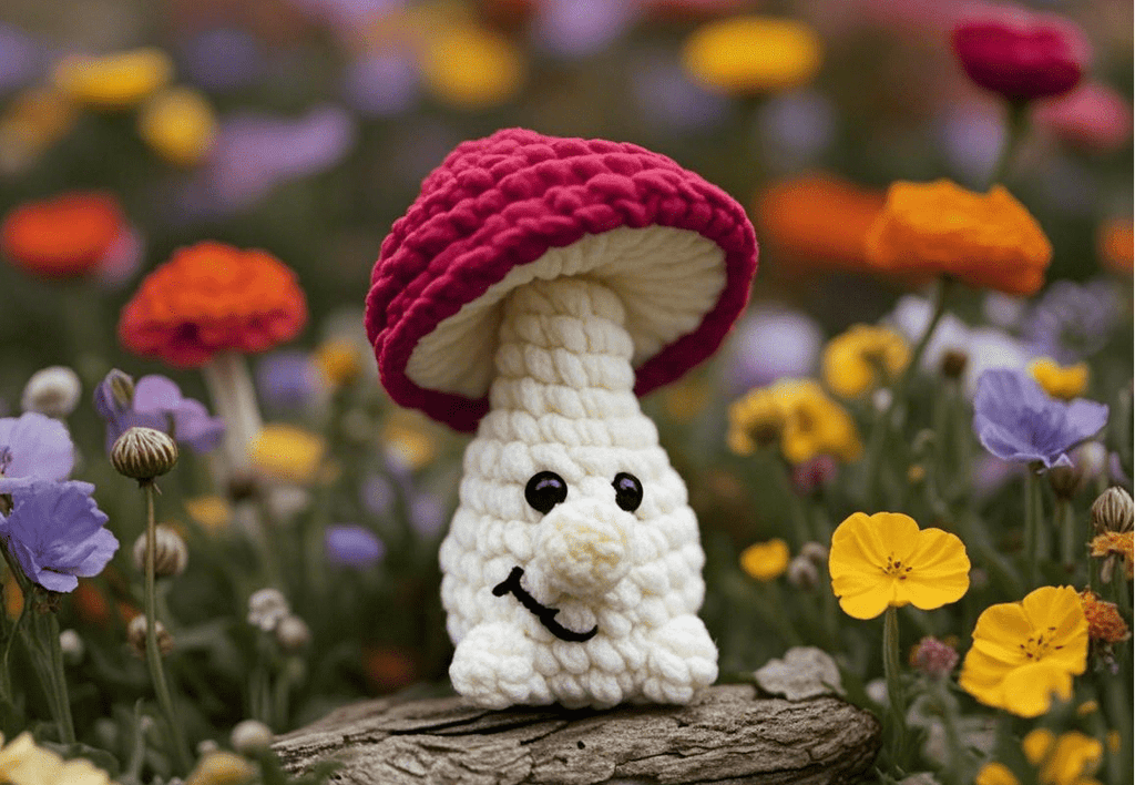  Diy Handmade  Mushroom Crochet Kit - Personalized Bag Ornament | Handmade Gift Idea - image 3