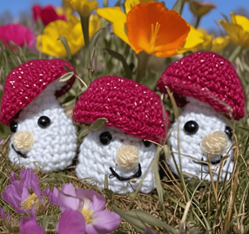  Diy Handmade  Mushroom Crochet Kit - Personalized Bag Ornament | Handmade Gift Idea - image 1