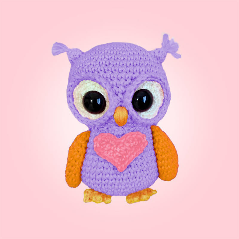  Diy Handmade Purple Owl Crochet Kit - Adorable Desk Decor  | Nice Gifts For Lovers - image 2