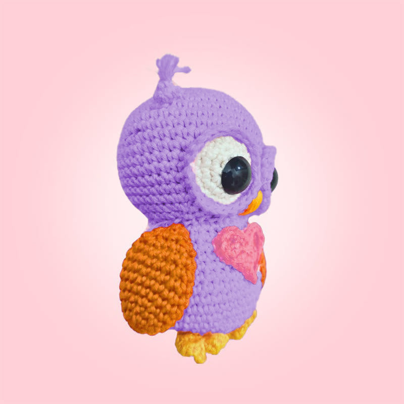  Diy Handmade Purple Owl Crochet Kit - Adorable Desk Decor  | Nice Gifts For Lovers - image 3