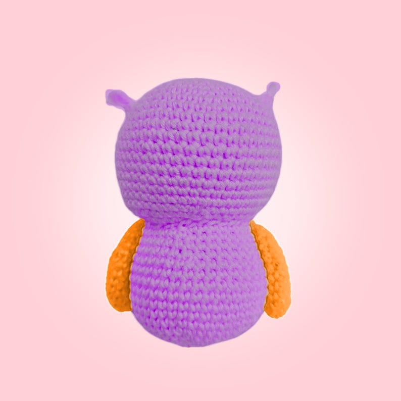  Diy Handmade Purple Owl Crochet Kit - Adorable Desk Decor  | Nice Gifts For Lovers - image 4
