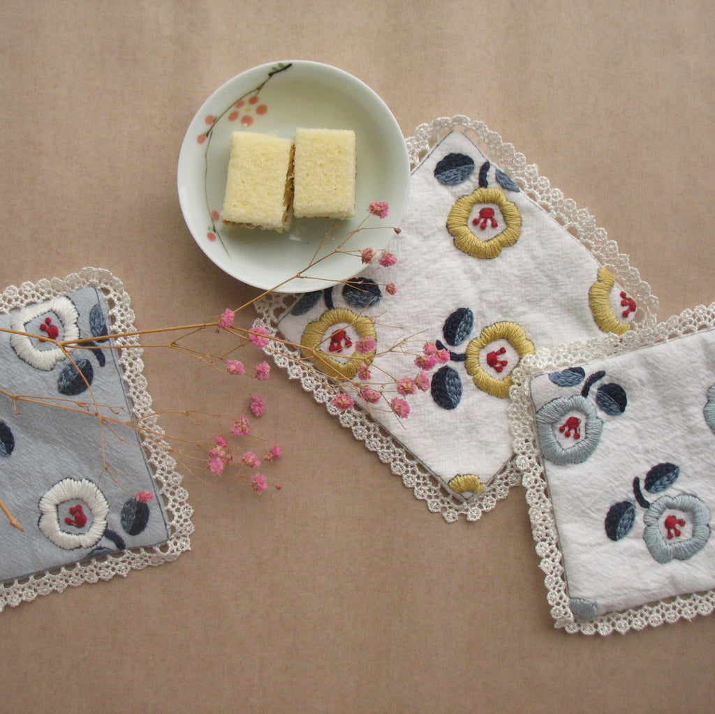 Embroidery Tissue Cover Kit | Personalized Tissue Holder | Home Decorative Coasters - Coasters A - image 1