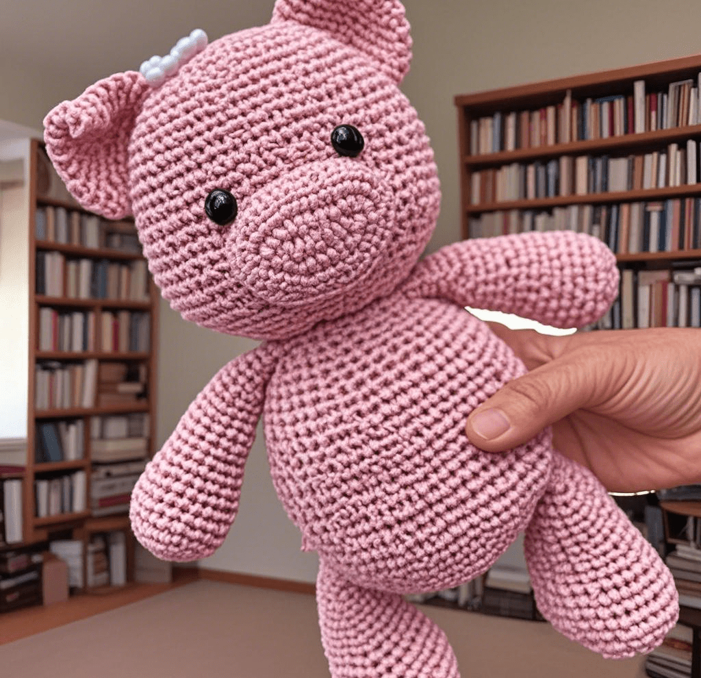  Diy Handmade Pig Crochet Kit - Adorable Animal Doll  | Nice Gift For Crafters - image 2