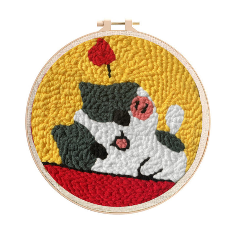  Adorable Cat Punch Needle Kit - Diy Handmade Art | Perfect Gifts For Cat Lovers - Adorable Cat Punch Needle Kit - image 0