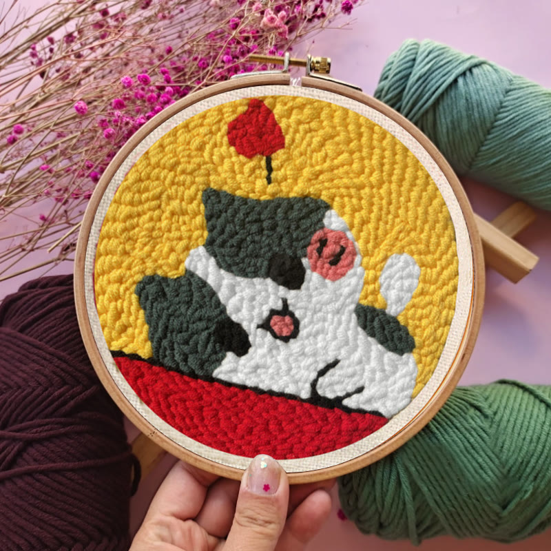  Adorable Cat Punch Needle Kit - Diy Handmade Art | Perfect Gifts For Cat Lovers - image 8