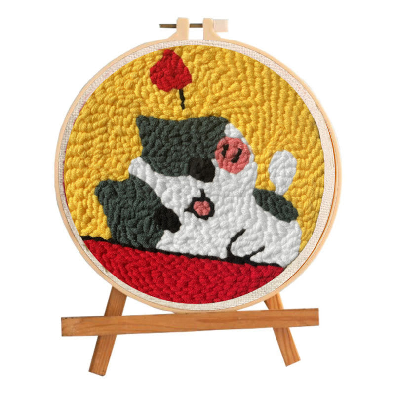  Adorable Cat Punch Needle Kit - Diy Handmade Art | Perfect Gifts For Cat Lovers - image 1