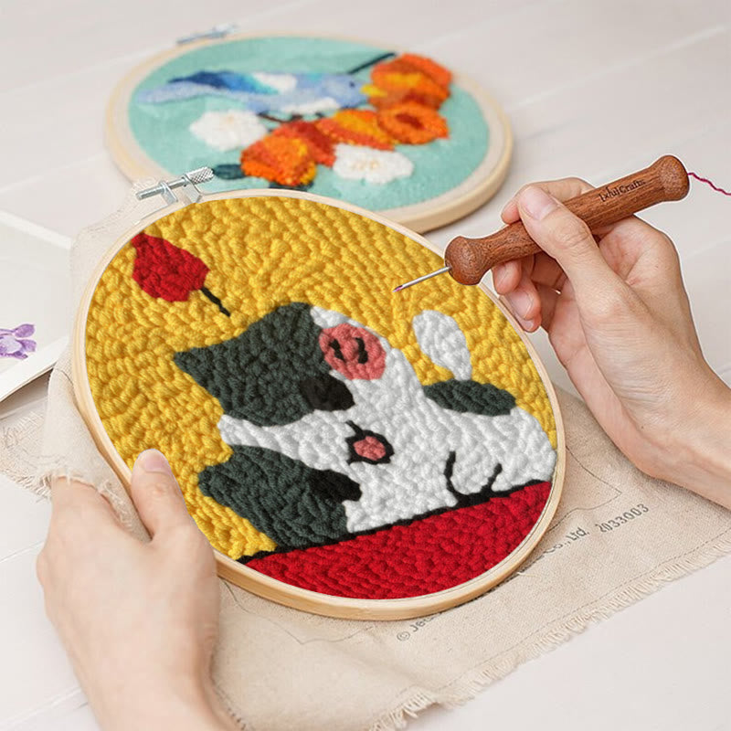  Adorable Cat Punch Needle Kit - Diy Handmade Art | Perfect Gifts For Cat Lovers - image 2