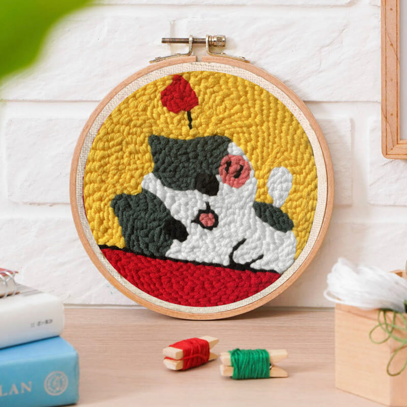  Adorable Cat Punch Needle Kit - Diy Handmade Art | Perfect Gifts For Cat Lovers - image 3