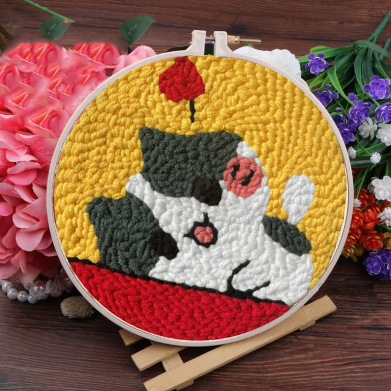  Adorable Cat Punch Needle Kit - Diy Handmade Art | Perfect Gifts For Cat Lovers - image 7
